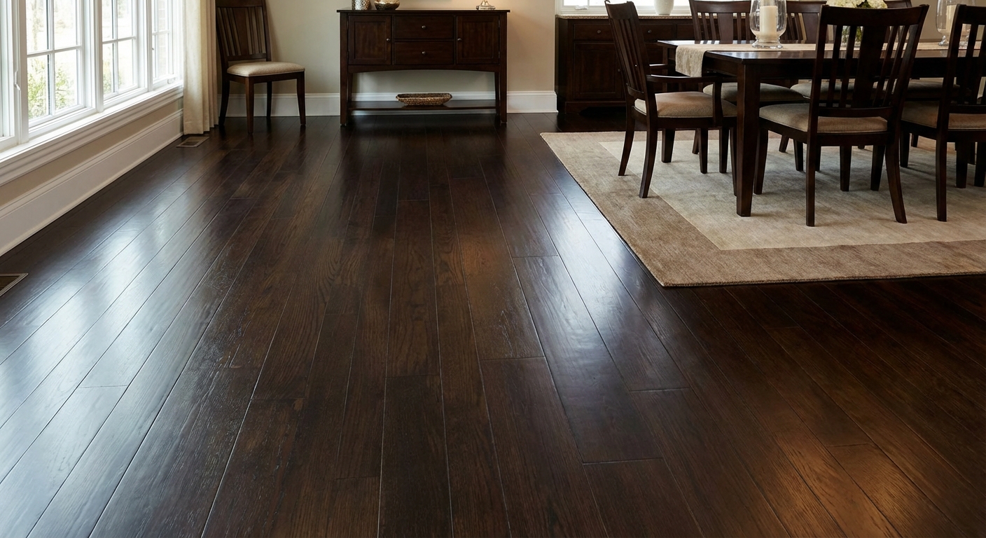 After: Dining Room — Dark Espresso Refinish